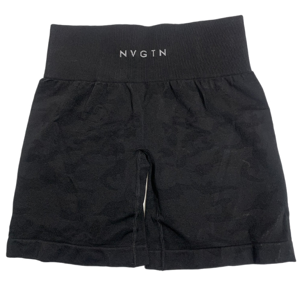 Women's Camo Design Seamless Spandex Shorts