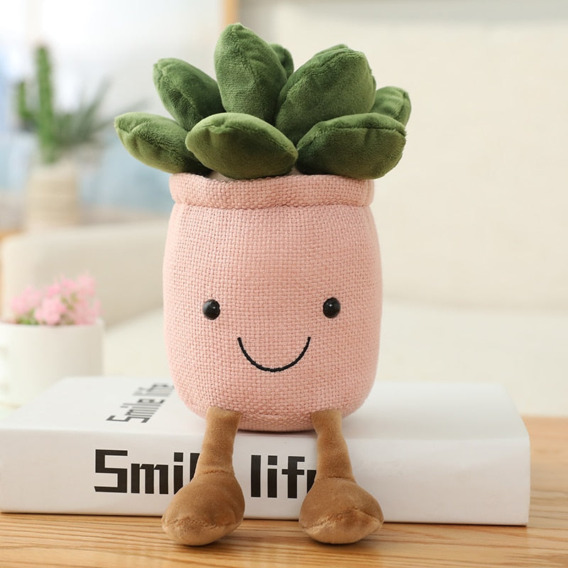 Adorable Lifelike Plush Stuffed Succulent Plant Toys