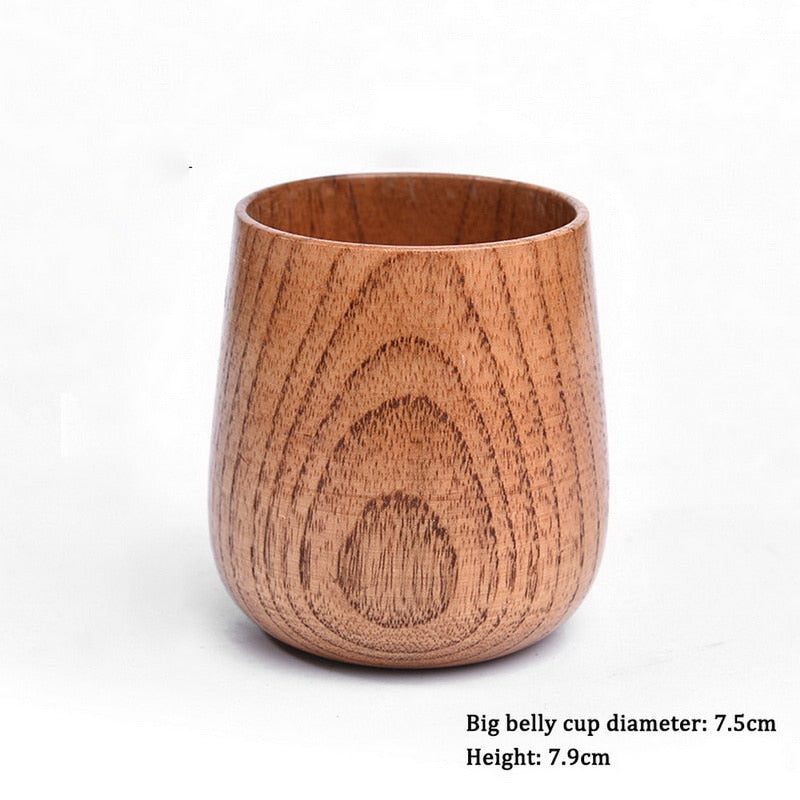 Handmade Natural Spruce Wood Drinkware