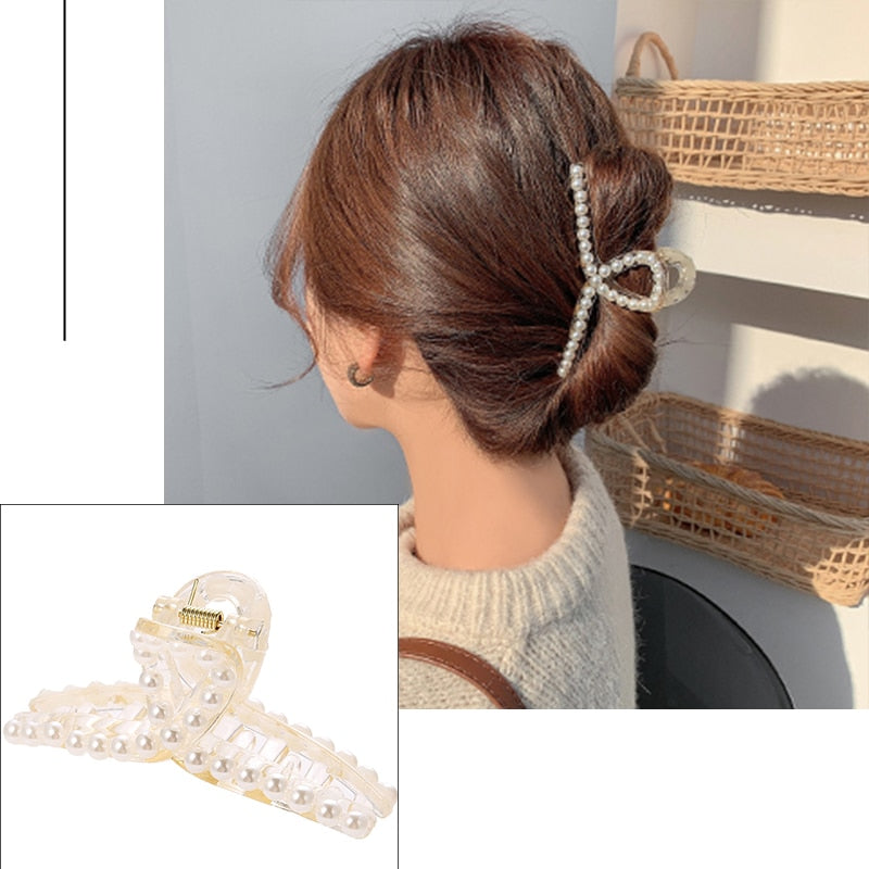 Women's Elegant Geometric Metal Hair Claw Clips