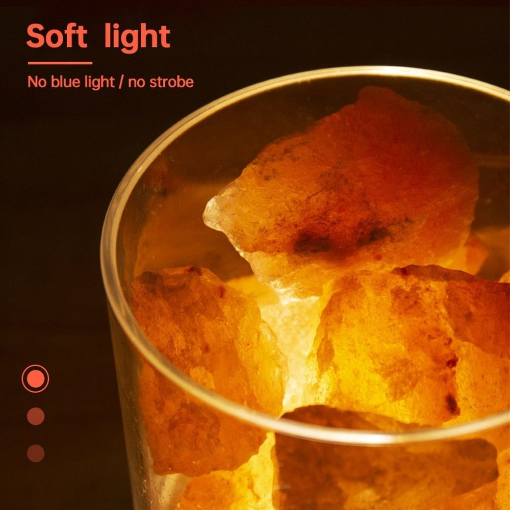 Natural Himalayan LED Salt Lamp