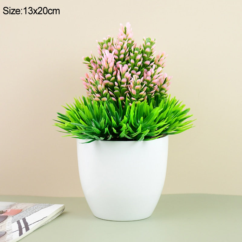 Small Artificial Potted Bonsai Tree Plants