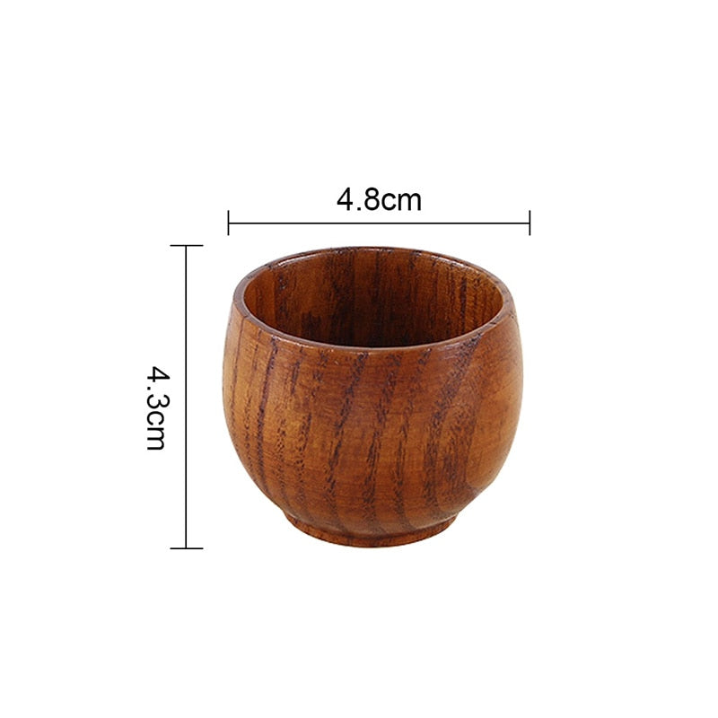 Handmade Natural Spruce Wood Drinkware