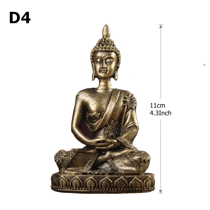 Miniature Sandstone Buddha Statues