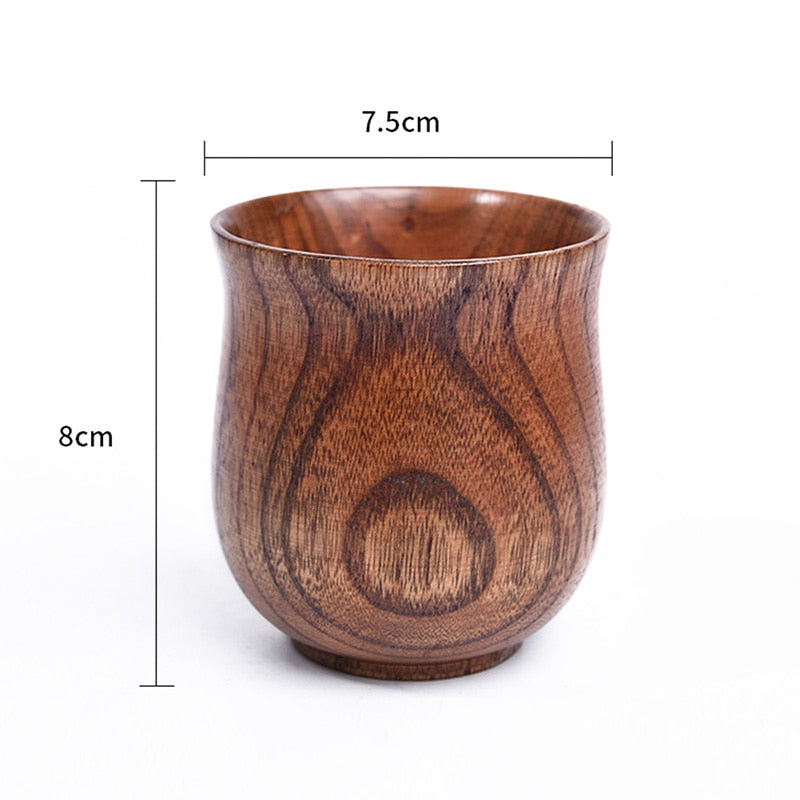 Handmade Natural Spruce Wood Drinkware