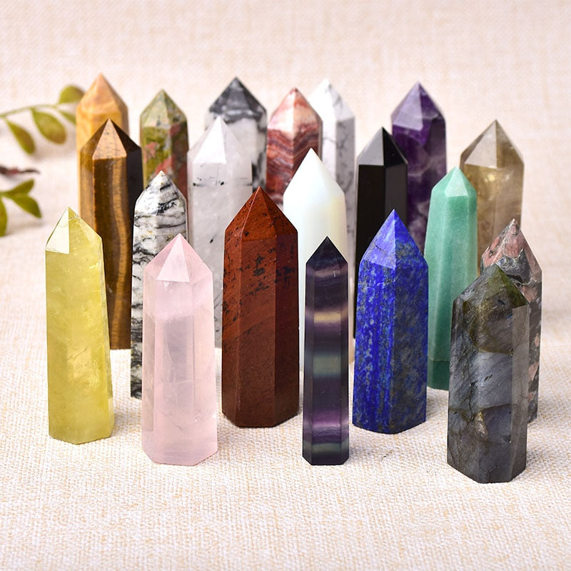 36 Color Natural Crystal Stones