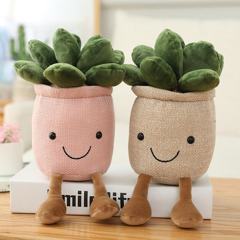 Adorable Lifelike Plush Stuffed Succulent Plant Toys