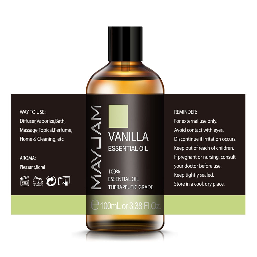 100ML Vanilla Eucalyptus And Other Essential Oils