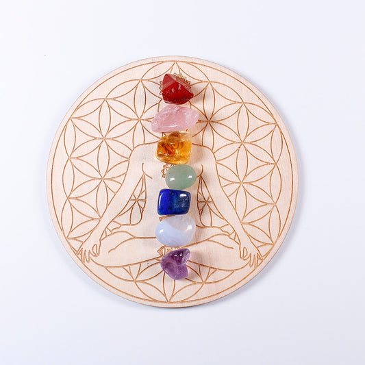 7pc/set Natural Chakra Healing Stones