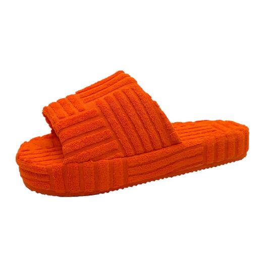 Thick Soled Super Comfy Terry Cloth Slides