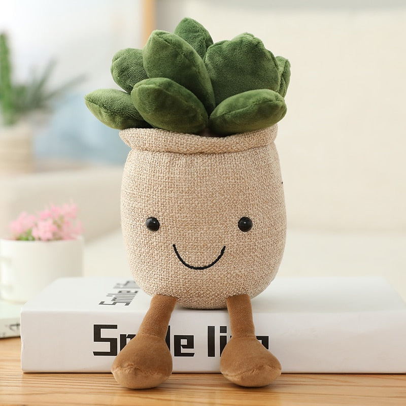 Adorable Lifelike Plush Stuffed Succulent Plant Toys