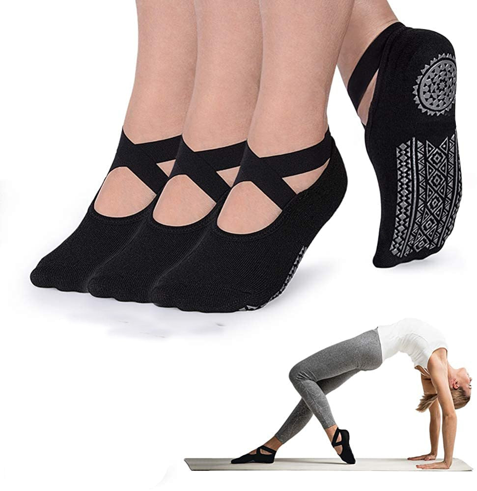 Women's Non-Slip Yoga Socks Ideal For Pilates Barre Yoga And Ballet