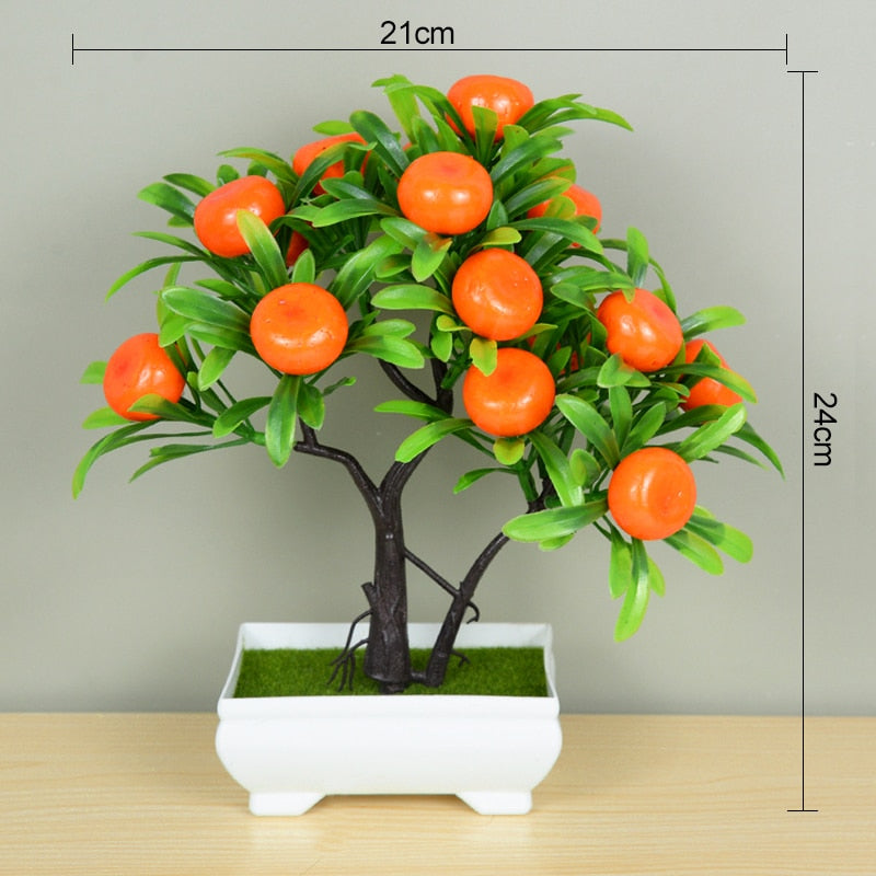 Small Artificial Bonsai Tree Potted Plant