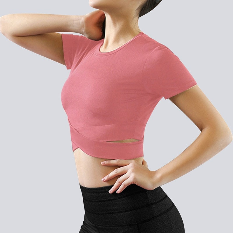 Women's Yoga Long Sleeve Crop Top