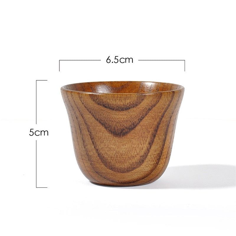 Handmade Natural Spruce Wood Drinkware