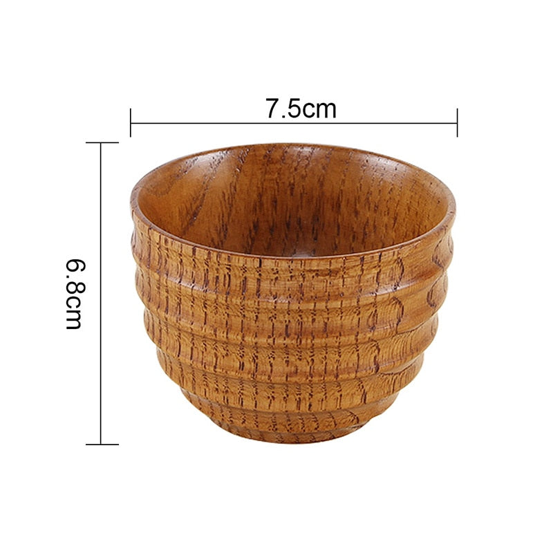 Handmade Natural Spruce Wood Drinkware