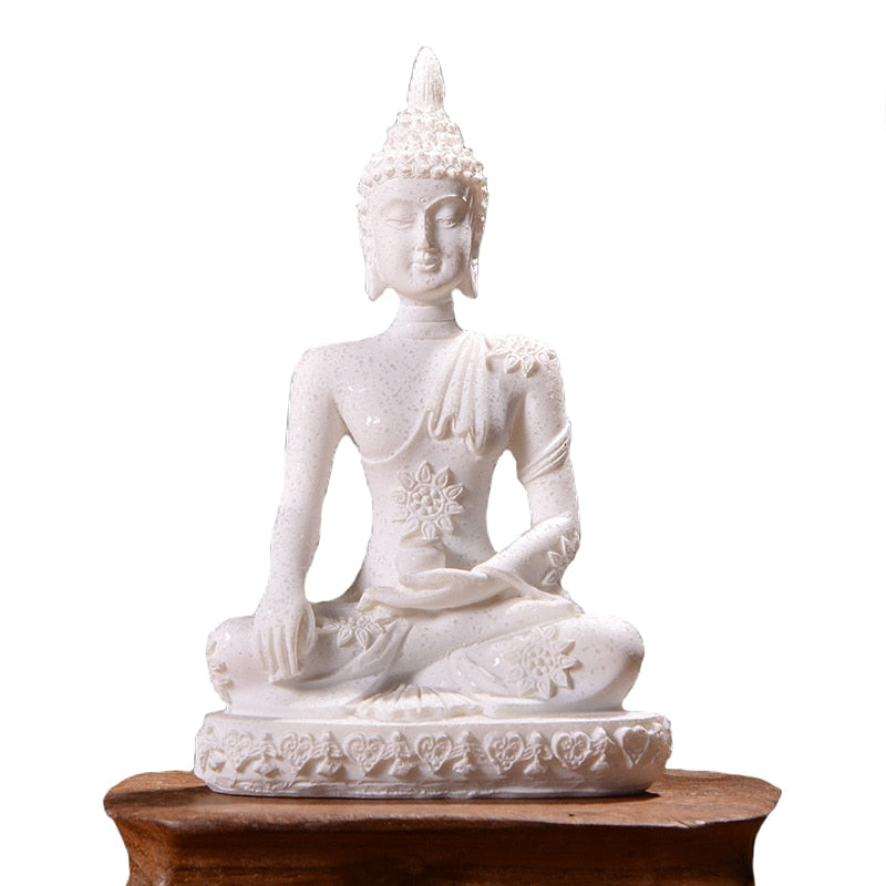 Miniature Sandstone Buddha Statues