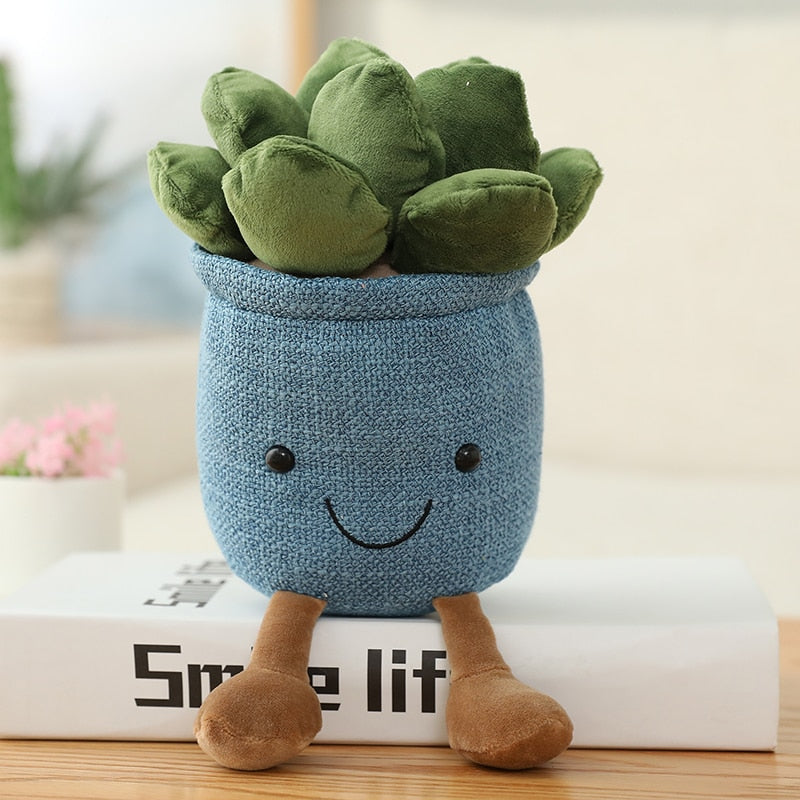 Adorable Lifelike Plush Stuffed Succulent Plant Toys