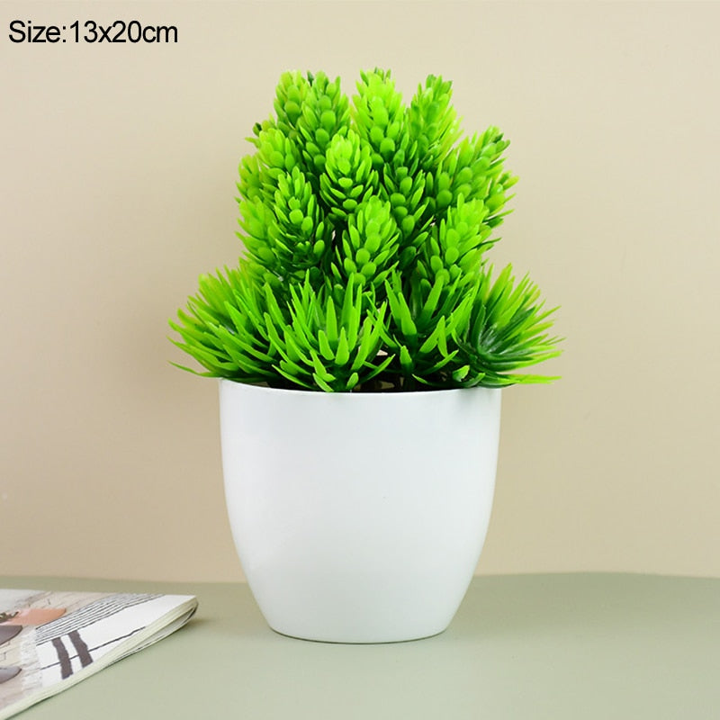 Small Artificial Potted Bonsai Tree Plants