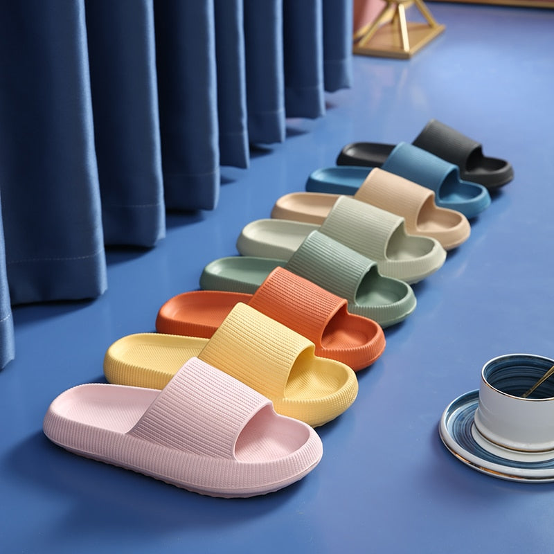 Thick Platform Cloud Slides EVA Soft Sole Shoes