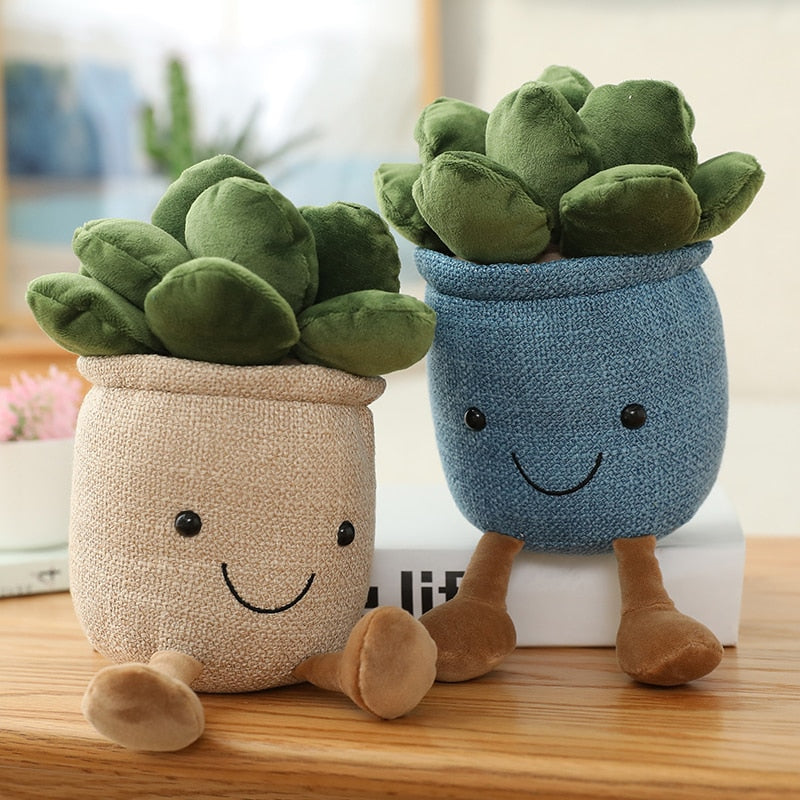 Adorable Lifelike Plush Stuffed Succulent Plant Toys