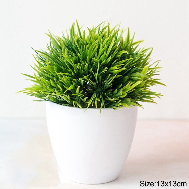 Small Artificial Bonsai Tree Potted Plant