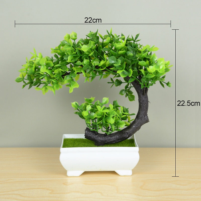 Small Artificial Bonsai Tree Potted Plant