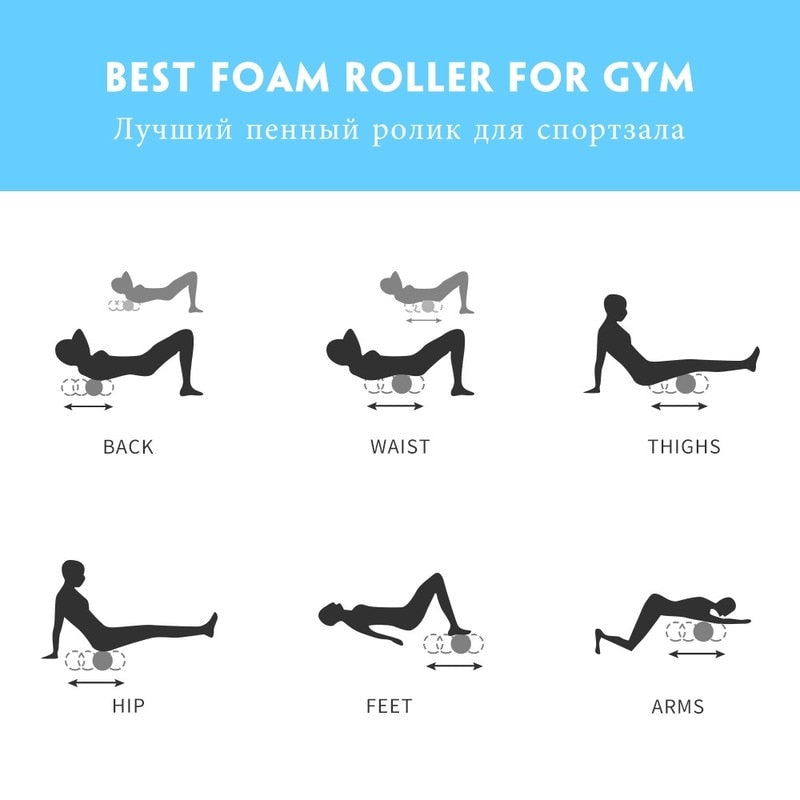 Yoga Column  Fitness Foam Roller Pilates Yoga