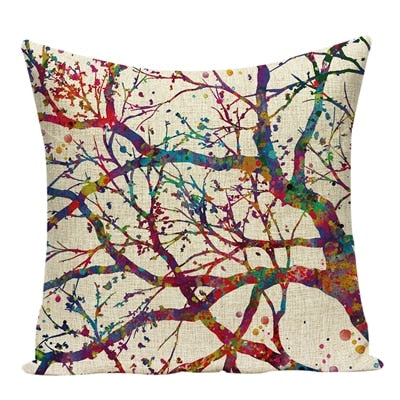 Creative Digital Printed Southeast Watercolor Pillowcase