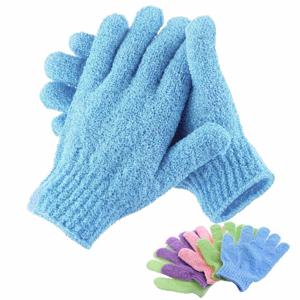 Exfoliating Plus Body Massage Shower Gloves