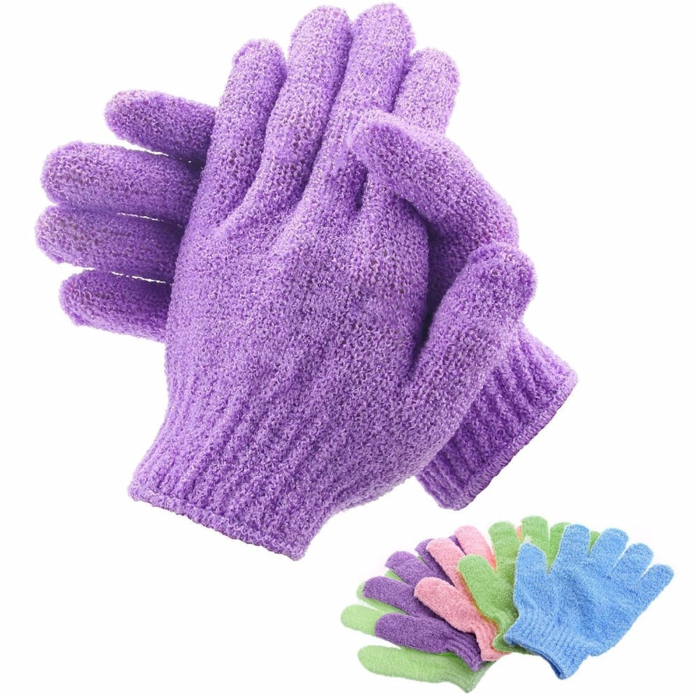 Exfoliating Plus Body Massage Shower Gloves