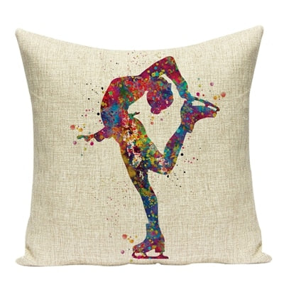 Creative Digital Printed Southeast Watercolor Pillowcase