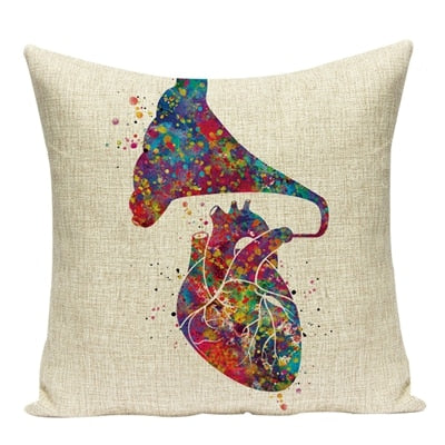 Creative Digital Printed Southeast Watercolor Pillowcase