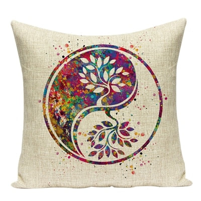 Creative Digital Printed Southeast Watercolor Pillowcase