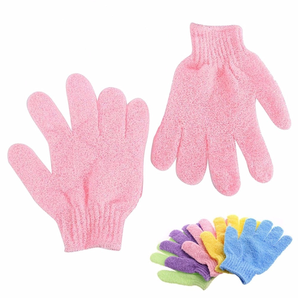 Exfoliating Plus Body Massage Shower Gloves