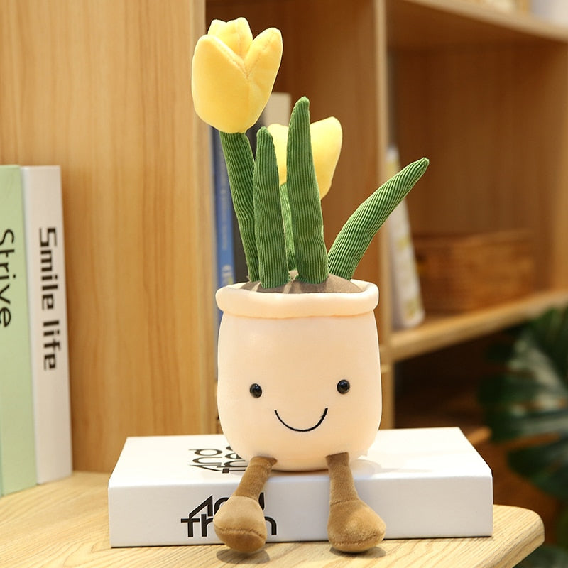 Adorable Lifelike Plush Stuffed Succulent Plant Toys