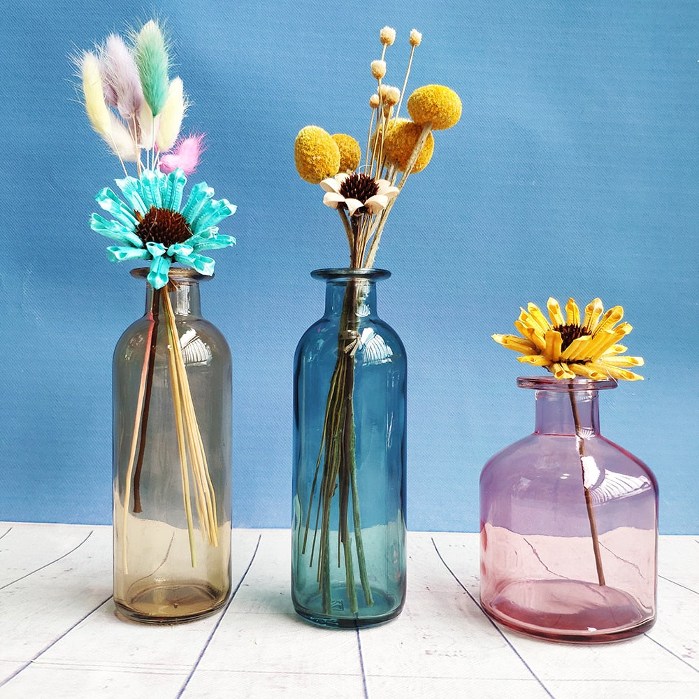 Nordic Style Glass Flower Vase