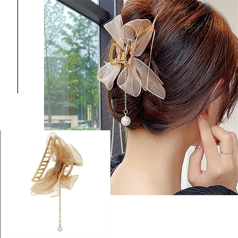 Women's Elegant Geometric Metal Hair Claw Clips