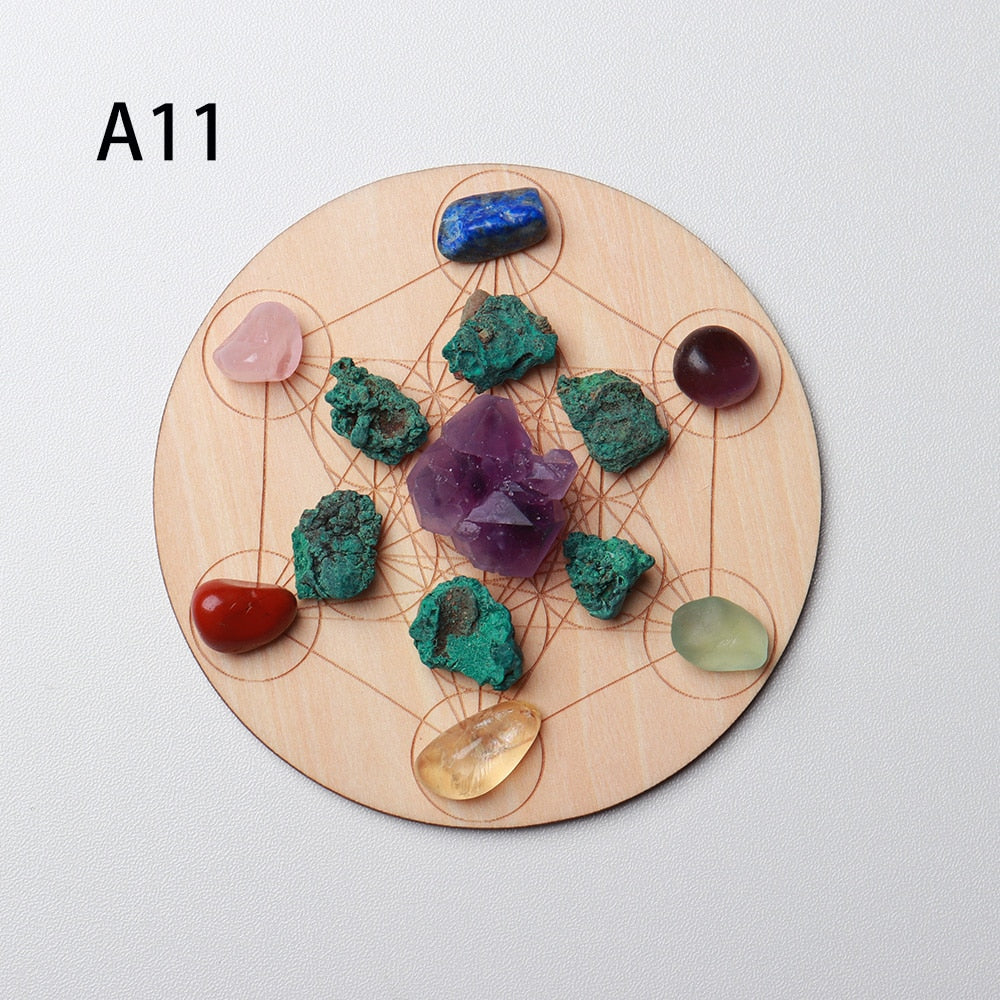 7pc/set Natural Chakra Healing Stones