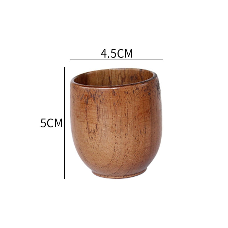 Handmade Natural Spruce Wood Drinkware