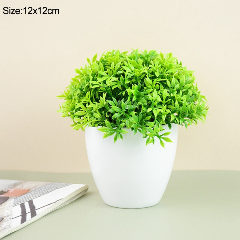 Small Artificial Potted Bonsai Tree Plants