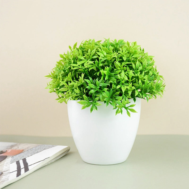 Small Artificial Potted Bonsai Tree Plants