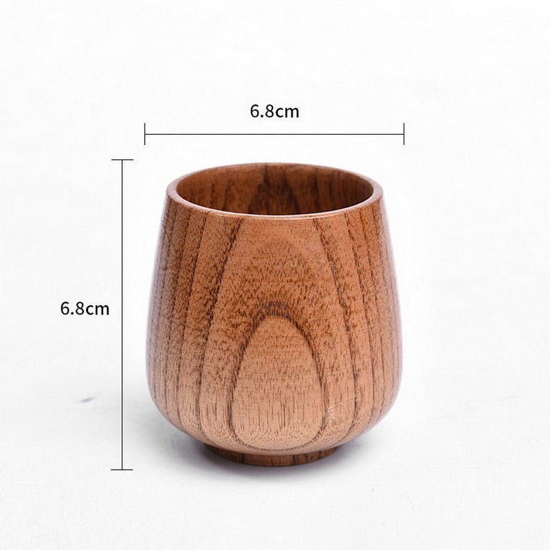 Handmade Natural Spruce Wood Drinkware