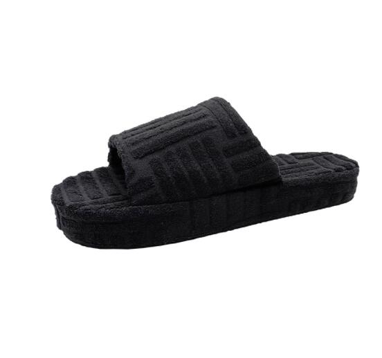 Thick Soled Super Comfy Terry Cloth Slides