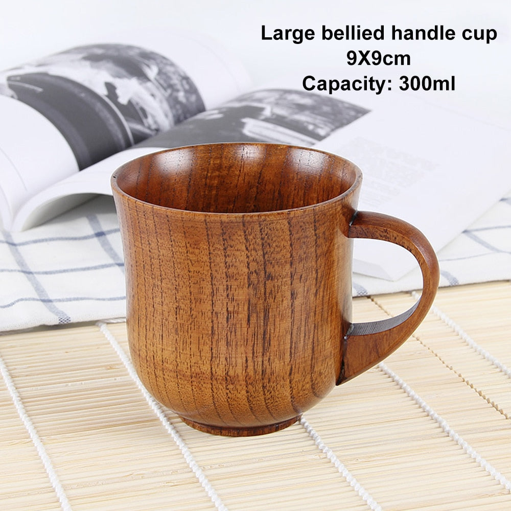 Handmade Natural Spruce Wood Drinkware