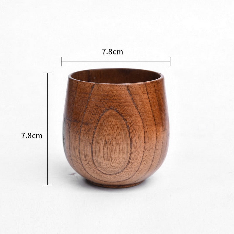 Handmade Natural Spruce Wood Drinkware