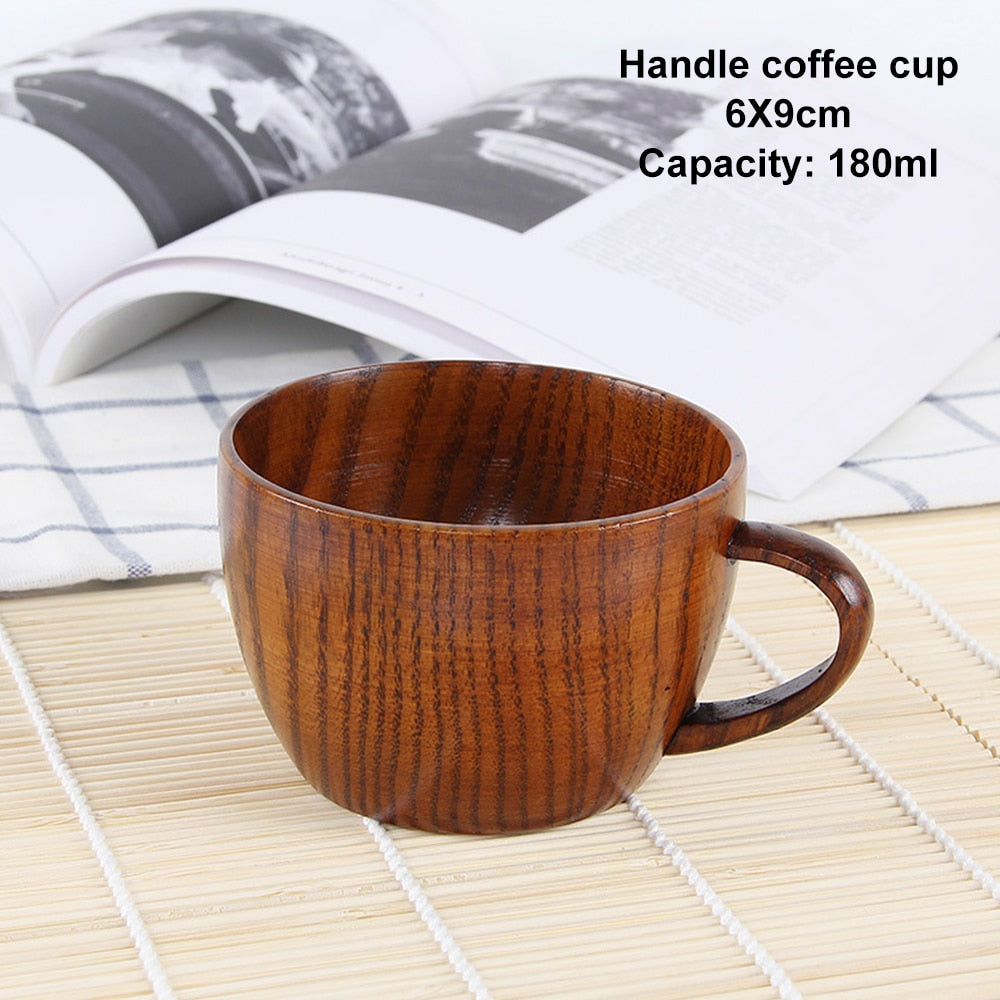 Handmade Natural Spruce Wood Drinkware