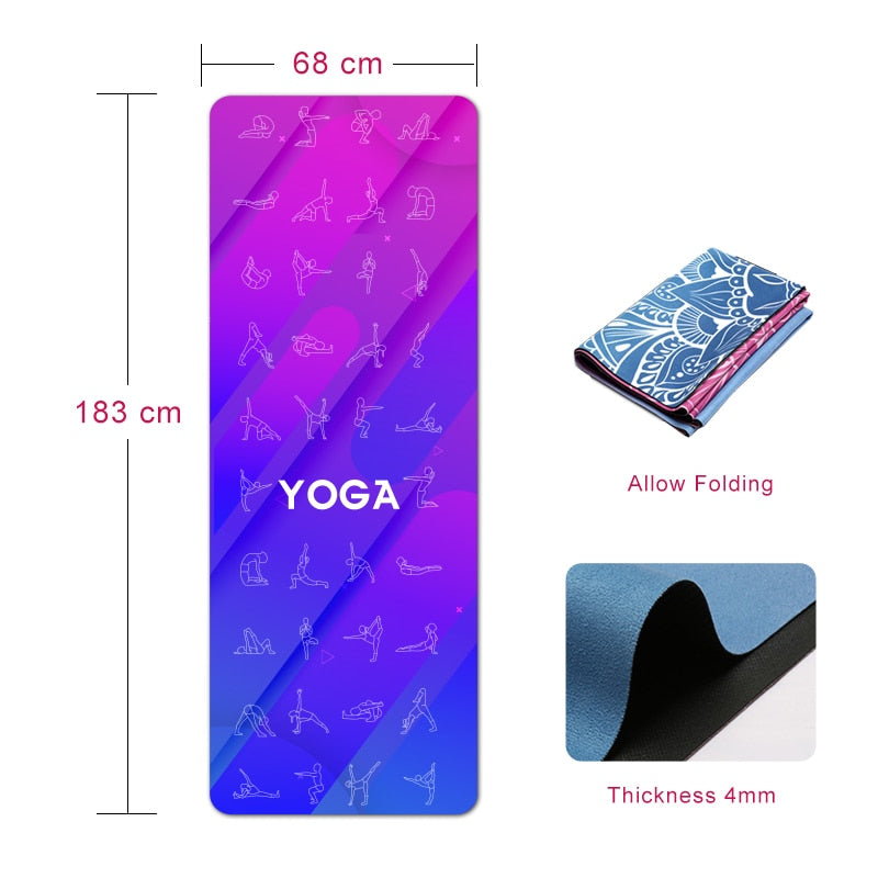 Creative Design Yoga Pilates Fitness Mat