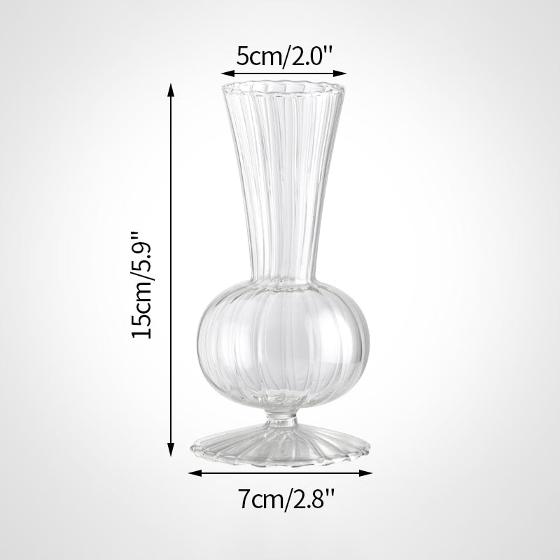 Nordic Style Hydroponic Glass Flower Vase