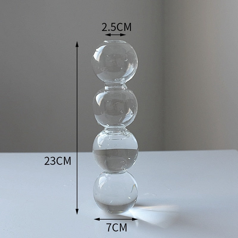 Nordic Style Hydroponic Glass Flower Vase